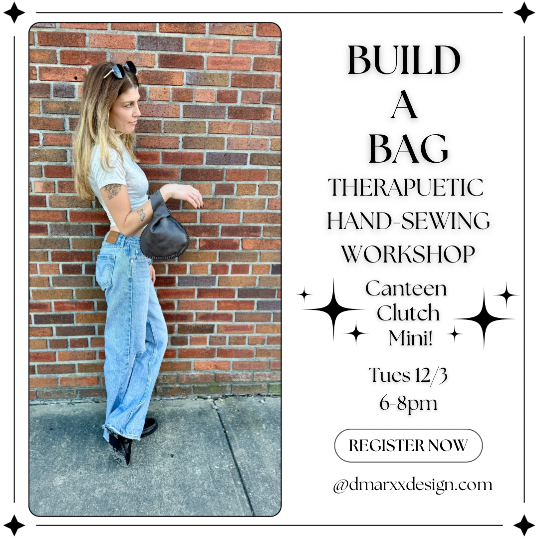 Build A Bag: Therapeutic Hand-Sewing Workshop! 12/3